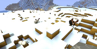 迷你世界冰原地形码哪些可以用