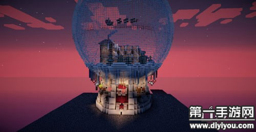 雪晶球里面的建筑